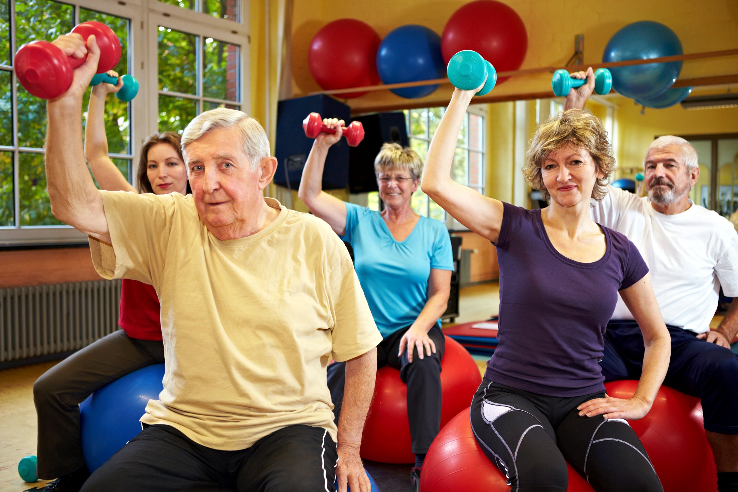 Упражнения в пожилом возрасте